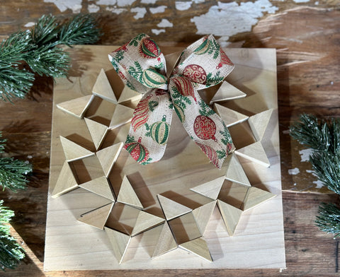 Quilted Wreath Wood Kit