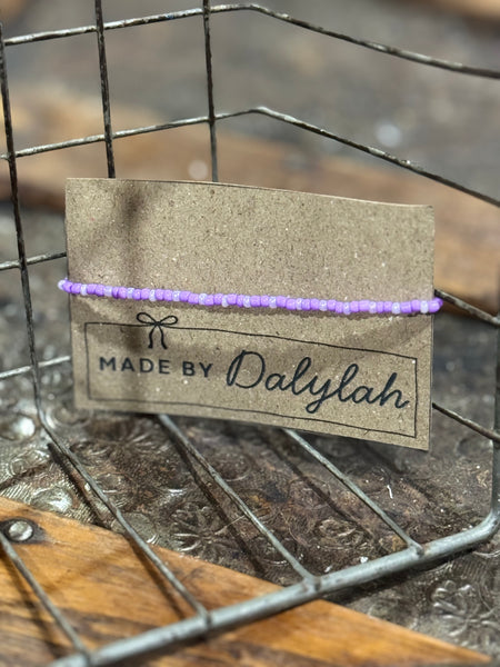 Dalylah Made Glass Seed Bead Bracelets