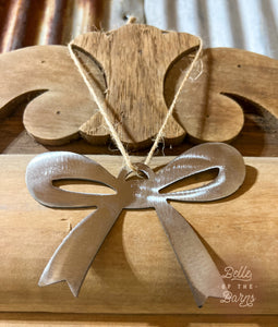 Metal Bow Ornament