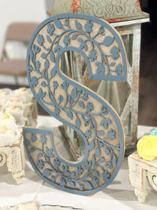 15 Inch Ivy Metal Letter