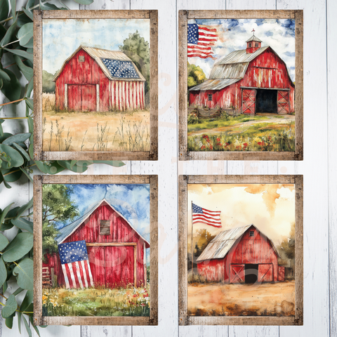 Patriotic Farm Printable Pack
