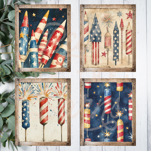 Vintage Firecracker Printable Pack