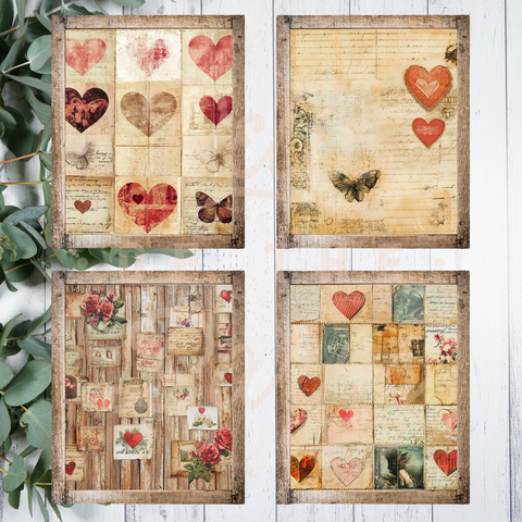 Vintage Love Postage Printable Pack