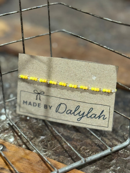 Dalylah Made Glass Seed Bead Bracelets