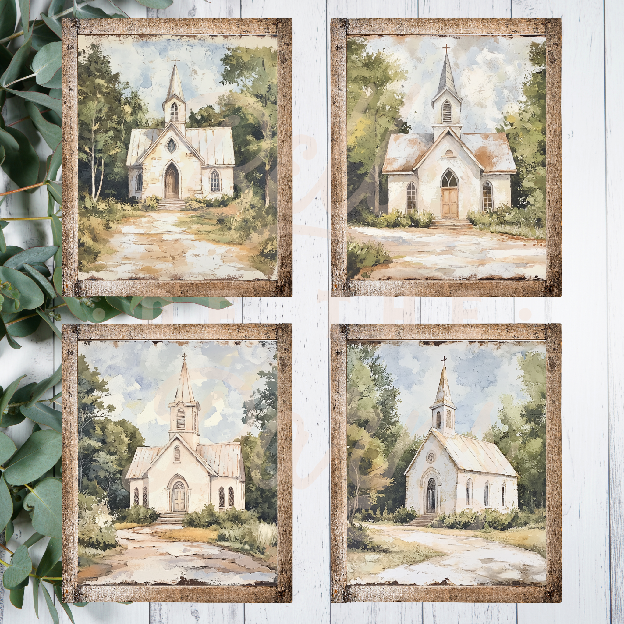 Country Church Printable Pack