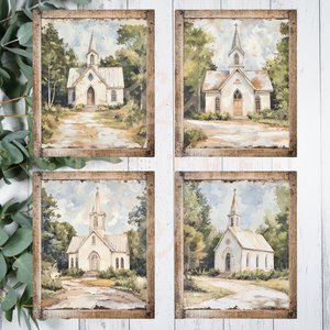 Country Church Printable Pack