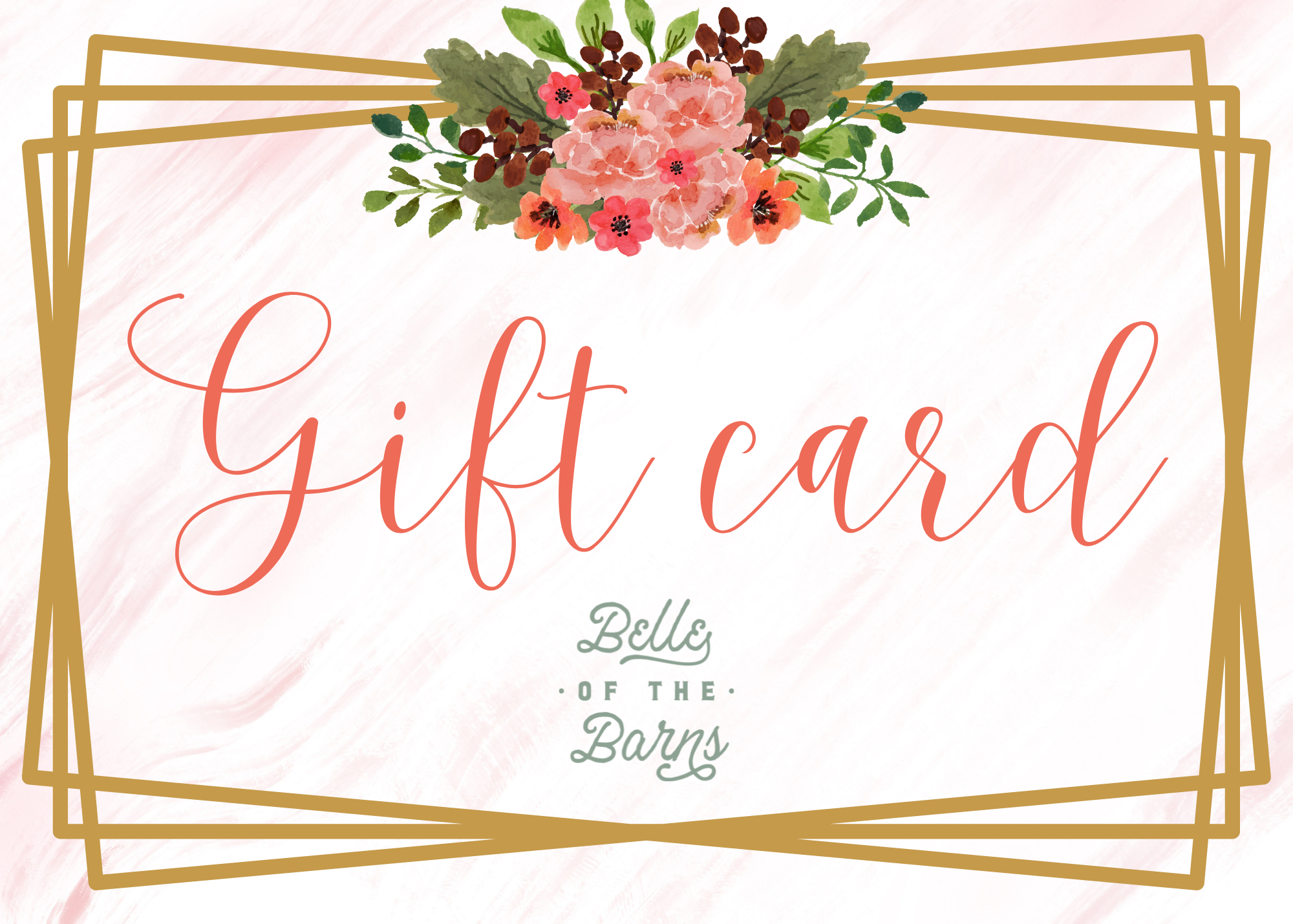 Belle of the Barns GIFT CARD