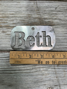 Beth Name Tag