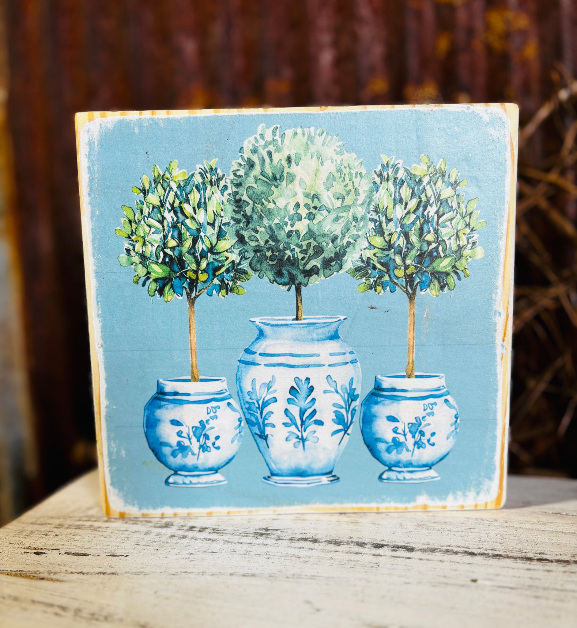 Southern Style Print Block 7x7