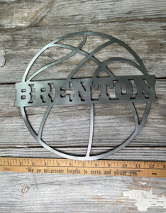 Brenton Basketball Sign
