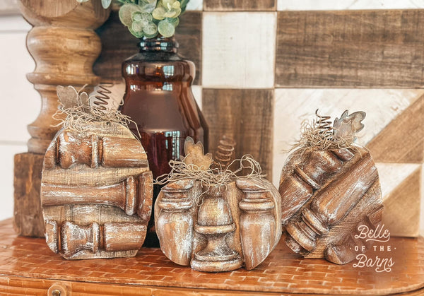 Mini Pumpkin Set of Three