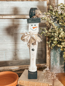 Spindle Snowman