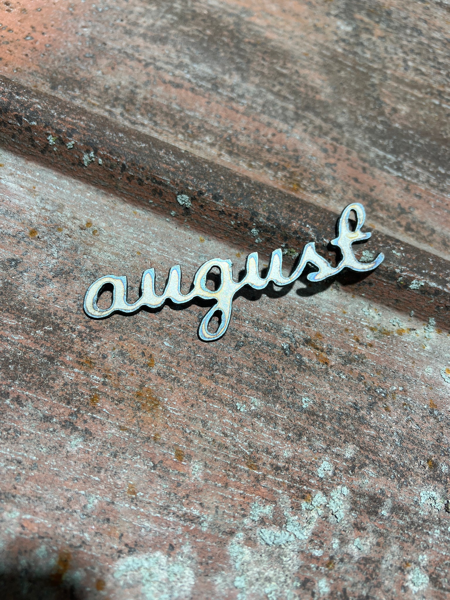August Metal Cut Out