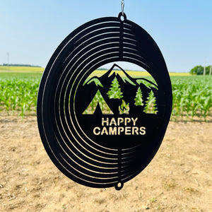 Happy Camper Metal Spinner