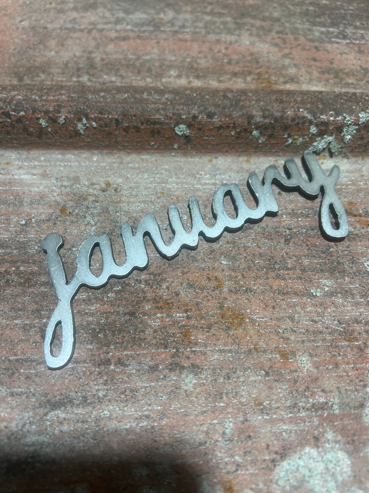 January Metal Cut Out