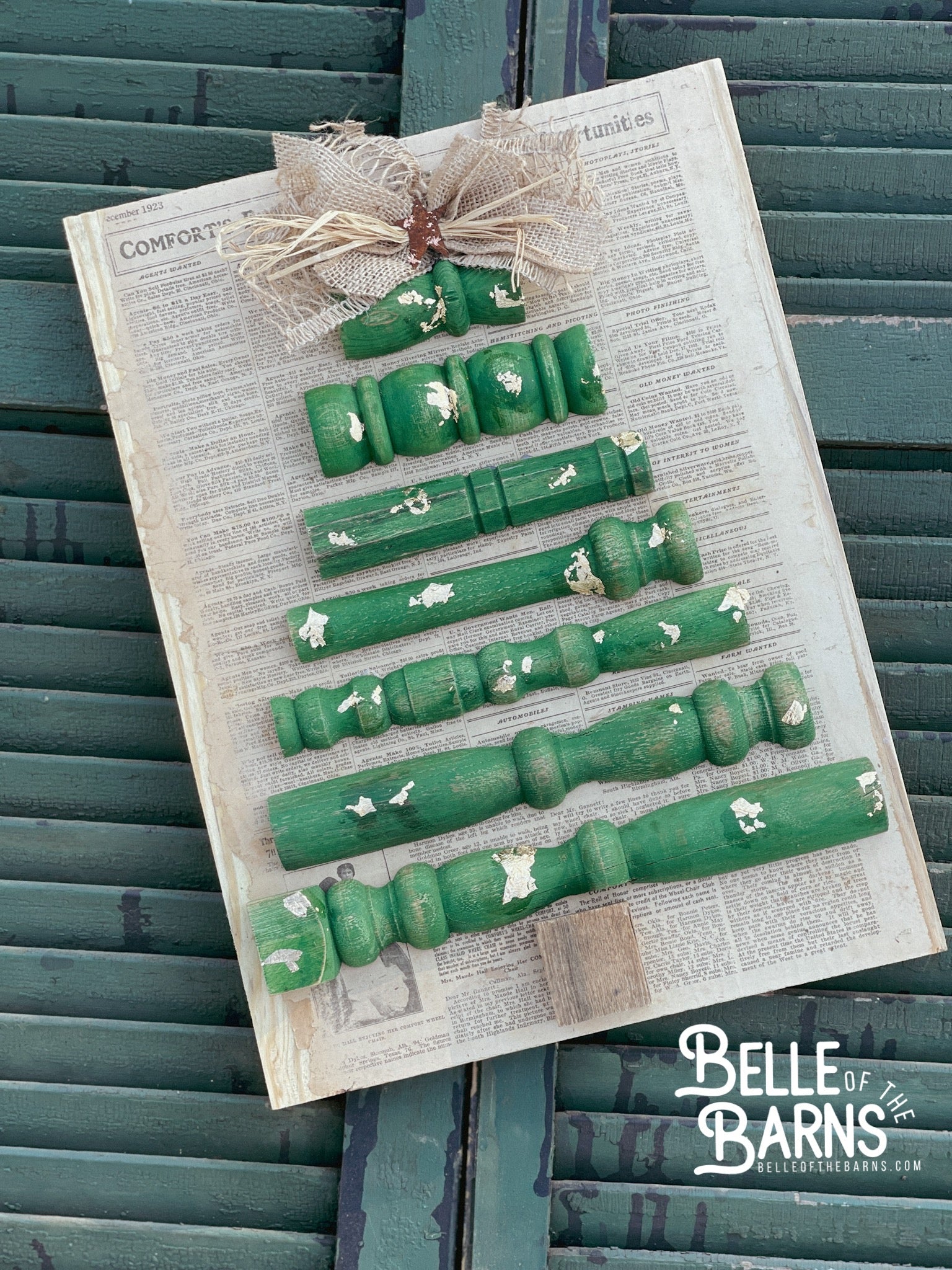 Spindle Christmas Tree Craft Kit