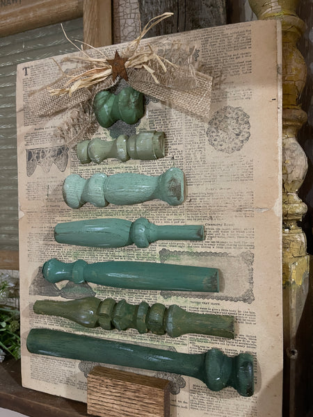 Spindle Christmas Tree Craft Kit